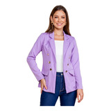 Blazer Alfaiataria Luxo Feminino Casaco Inspiração Blogueira