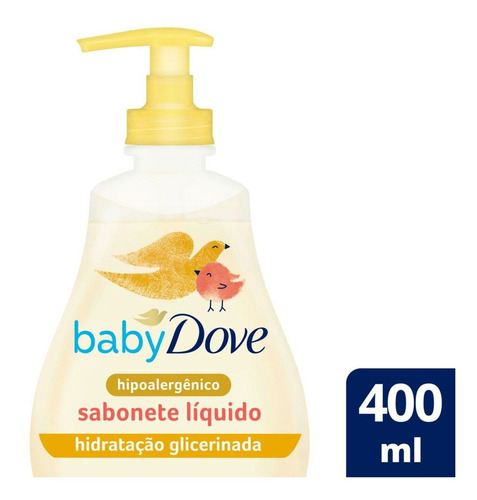 Sabonete Líquido Hidratação Glicerinada Da Cabeça Aos Pés Dove Baby Frasco 400ml