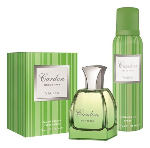Set  Perfume Cardon Viajera Perfume 100ml+desodorante 123ml
