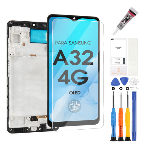 Oled Para Samsung A32 4g Pantalla Lcd A325f A325m Con Marco