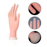 Mão Para Treino Manicure Silicone Unhas Gel Dedo Oferta 