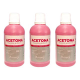 Kit Acetona Removedor De Esmalte 100ml Butterfly 3 Unidades