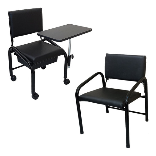 Conjunto - Kit Cadeira Manicure + Cadeira Cliente - Renovar