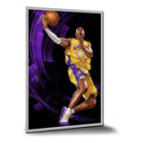 Pôster Basquete Nba Kobe Bryant Pôsteres Placa A4 30x21cm A