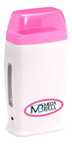 Aquecedor De Cera Mega Bell Quente Profissional Para Depilação Roll-on Voltagem Bivolt  Cor Branco/rosa