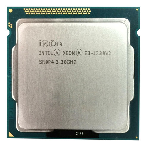 Procesador Gamer Intel Xeon E3-1230 V2 Cm8063701098101 De 4 Núcleos Y  3.7ghz De Frecuencia Con Gráfica Integrada