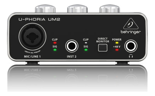 Interface Audio Behringer U Phoria Um 2 Garantia 2anos Nf-e