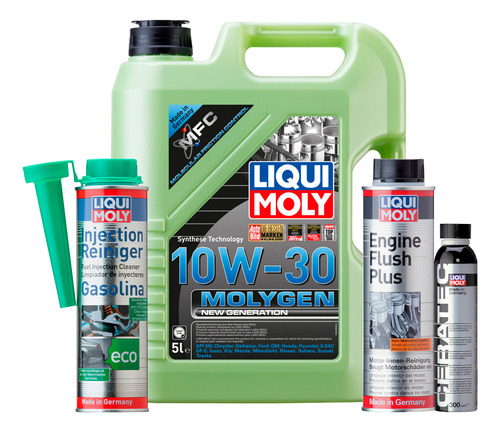 Kit Liqui Moly 10w30 Injection Reiniger Ceratec + Obsequio!