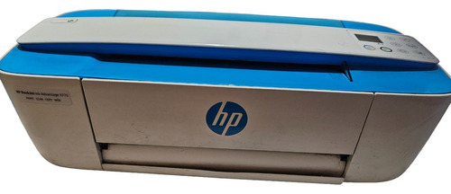 Impresora Multifunción Hp Ink Advantage 3775 Azul Usada