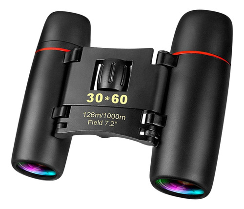 Binocular 30x60 Mini Binoculares Profesionales Prismáticos Color Negro