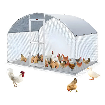Gallinero Para Patio De Metal Con Cubierta Impermeable 2x2x3 | Meses sin interés