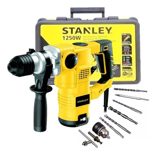 Rotomartillo Sds Plus Stanley Sthr1232k 1250w Con Maletin