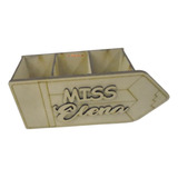 Portalapicera Lápiz Personalizado  Mdf 3mm 20pzas