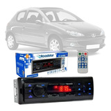 Aparelho Radio Mp3 Fm Usb Bluetooth Roadstar Peugeot 206