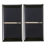 Panel Cargador, Panel Solar Mini, 2 Unidades, Celda De Silic