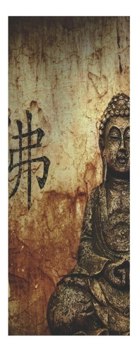 Adesivo Decorativo Porta Buda Budismo #02