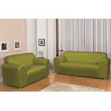 Capa De Sofa 3 E 2 Lugares Diversas Cor Coladinha Malha Gel