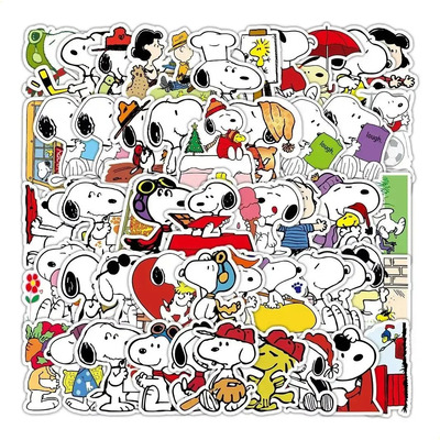 Calcomanias 100 Pegatinas Snoopy Decorative Pegatinas Kawai