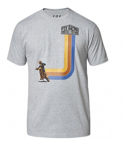 Playera Fox Grit Gris