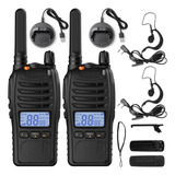 Walkie Talkie Radios Comunicación 15w Recargable 5km 2pcs