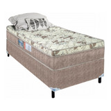 Cama Box Solteiro Colchão Espuma D33 Ortopédico 88x188x53cm