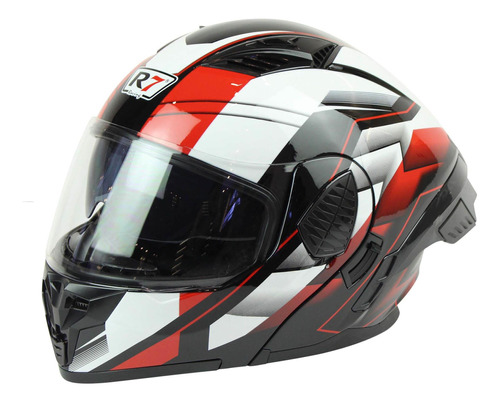 Casco Para Moto Certificado Dot R7 Abatible Doble Mica