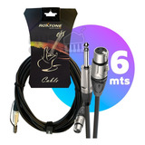 Cable Cannon Canon Xlr A Plug Jack Para Microfono Guitarra 6