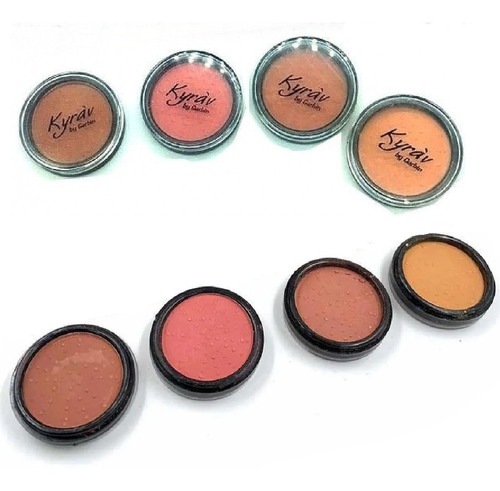 Kit 4 Blush Face Iluminador Kyrav Maquiagem Atacado Revenda