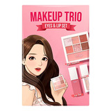 Set Sombras De Ojos Y Tinte Labial Coreano True Beauty 3 Pza