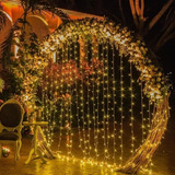 Cortina Led Vintage 6x3 Boda Navidad Decoracion Blanco Calid O Blanco Frio Eventos Boda Cumpleaños Jardin