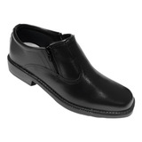 Sapato Social Preto Ou Marrom Masculino Com Ziper Dois Lados Couro Legitimo Solado Costurado Cano Baixo Medio Resistente