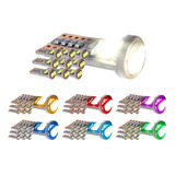 Kit 10  Focos Pellizco 6 Led Burbuja Canbus Super Potente F1