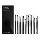 Brochas De Maquillaje Babe Faves - 15 Eye Brush Set Morphe Negro