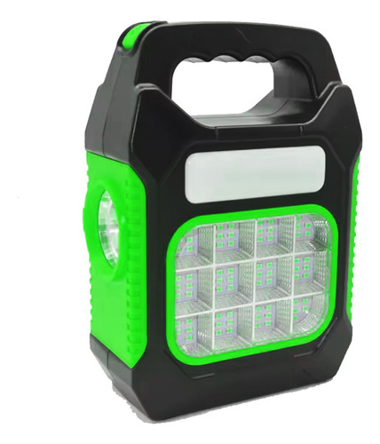 Lanterna Lampião Portátil Led Solar Recarregável Usb Camping