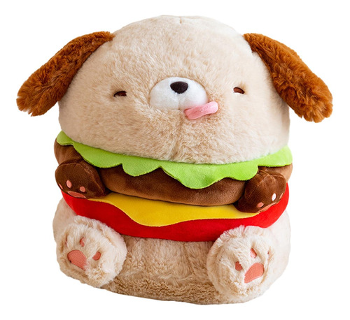 Juguete De Peluche Para Perro, Hamburguesa Con Queso, Perro