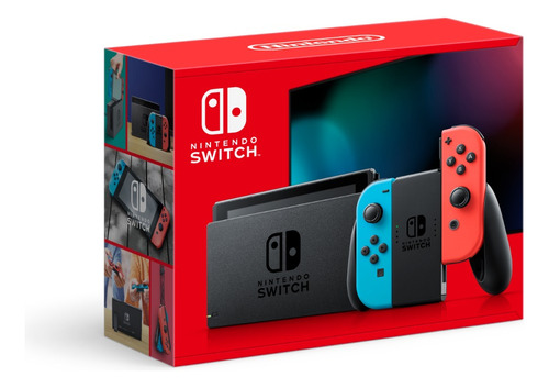 Consola Nintendo Switch 1.1 Neon Joy Con Red Blue