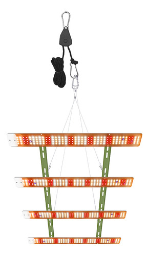 Lámpara Colgante Growing Spectrum Strips Bars 4 Completas Pa