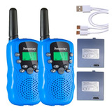 Soopotay Juguetes Para Niños Walkie Talkies Recargables Par