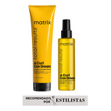 Kit Matrix Máscara + Aceite Para Cabello Ondulado Y Rizado