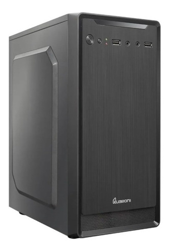 Gabinete Quaroni Media Torre Micro Atx Azul Fuente 400w 204