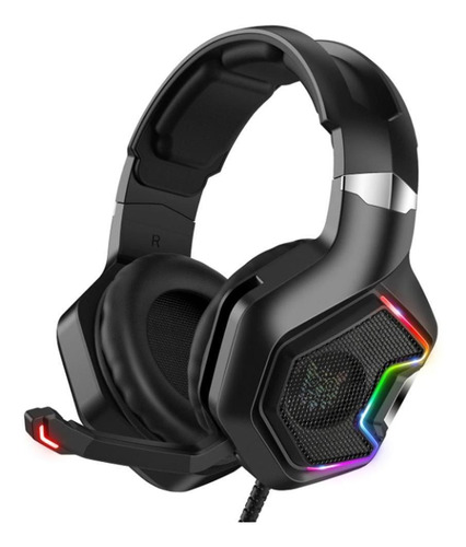 Fone Gamer Headset Profissional Onikuma K10 Pro Rgb Preto