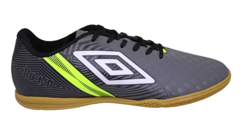 Chuteira Penalty Futsal Umbro Illusion-grafite/preto/limao