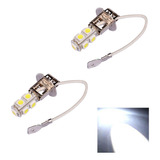 2x H3 9 Led Smd Car Auto White Driving Light Lâmpada