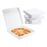 Huoshange Caja De Pizza Blanca Fina, 12 X 12 X 2 Pulgadas, 1