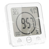 Bathroom Clock, Digital Lcd Shower Alarm Clock Therm
