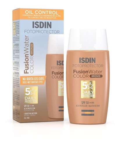 Fotoprotector Isdin Fusion Water Color Bronze  Spf 50 X 50ml