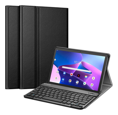 Funda + Teclado Para Lenovo Tab M10 Hd 10.1 (3nd Gen) Negro