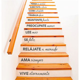 Vinil Decorativo Para Escaleras Frases Motivacionales 