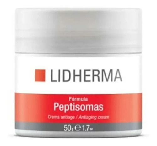 Peptisomas Crema Antiage Flacidez Arrugas Lidherma 50g Tipo De Piel Todo Tipo De Piel