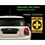 Vinil Sticker Calcomanía Auto Barata Cruz Azul